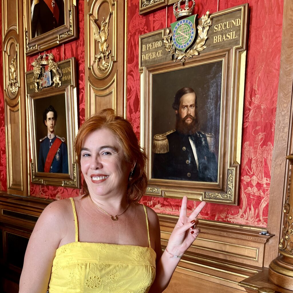 Pintura retratando Dom Pedro II, Imperador do Brasil